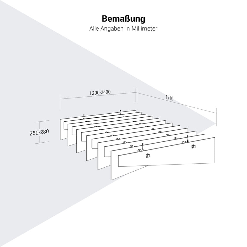 ACOUSTIC ARTWORK Baffel | 1200-2400 x 250-280 mm,  3 verschiedene Formen - 6 Main Image