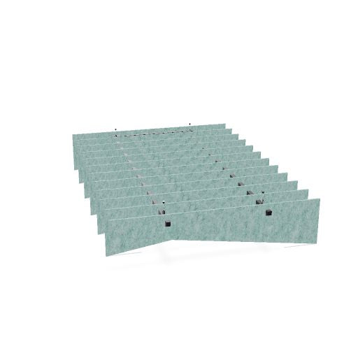 ACOUSTIC ARTWORK Baffel | 1200-2400 x 250-280 mm,  3 verschiedene Formen