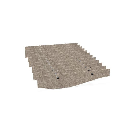 ACOUSTIC ARTWORK Baffel | 1200-2400 x 250-280 mm,  3 verschiedene Formen