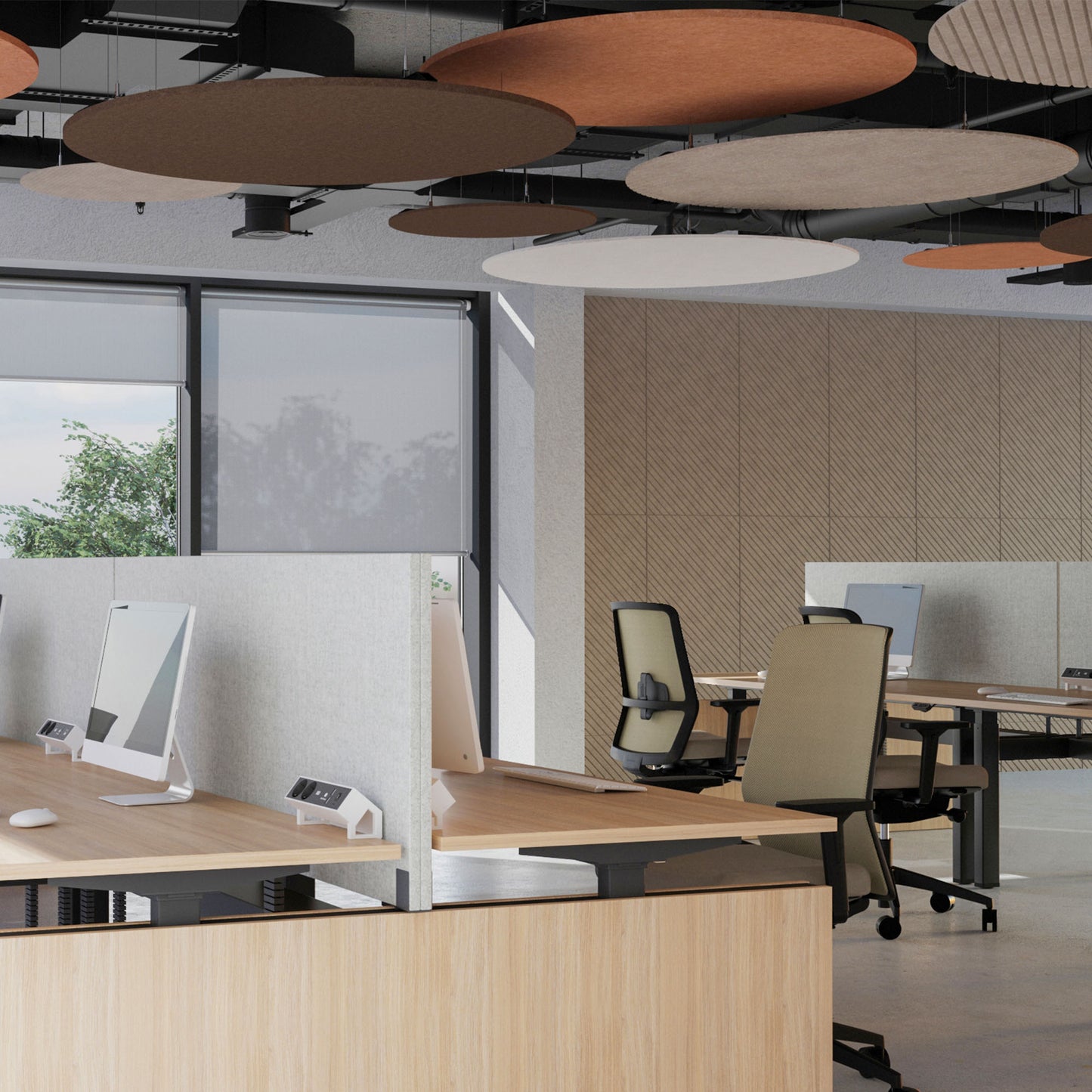 ACOUSTIC ARTWORK Deckenpaneel | 600-1200 x 600-1200 mm,  rund oder eckig