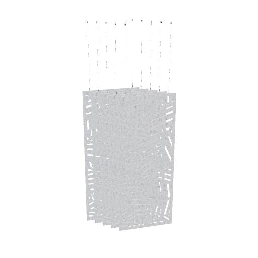 ACOUSTIC ARTWORK Deckensegel | 800 - 1200 x 2000 - 2400 mm,  über 20 Farben