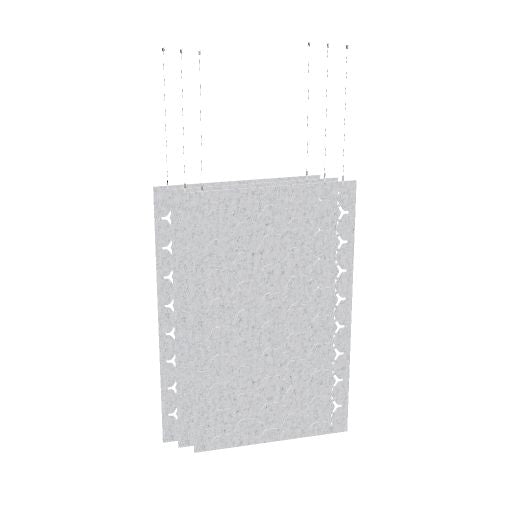 ACOUSTIC ARTWORK Deckensegel | 800 - 1200 x 2000 - 2400 mm,  über 20 Farben