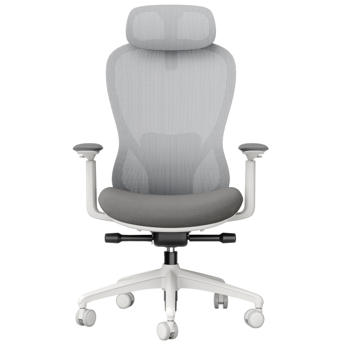 ACTIVE PRO Office swivel chair | synchronous mechanism, 4D armrests, grey  - 6 Lightbox Main Image