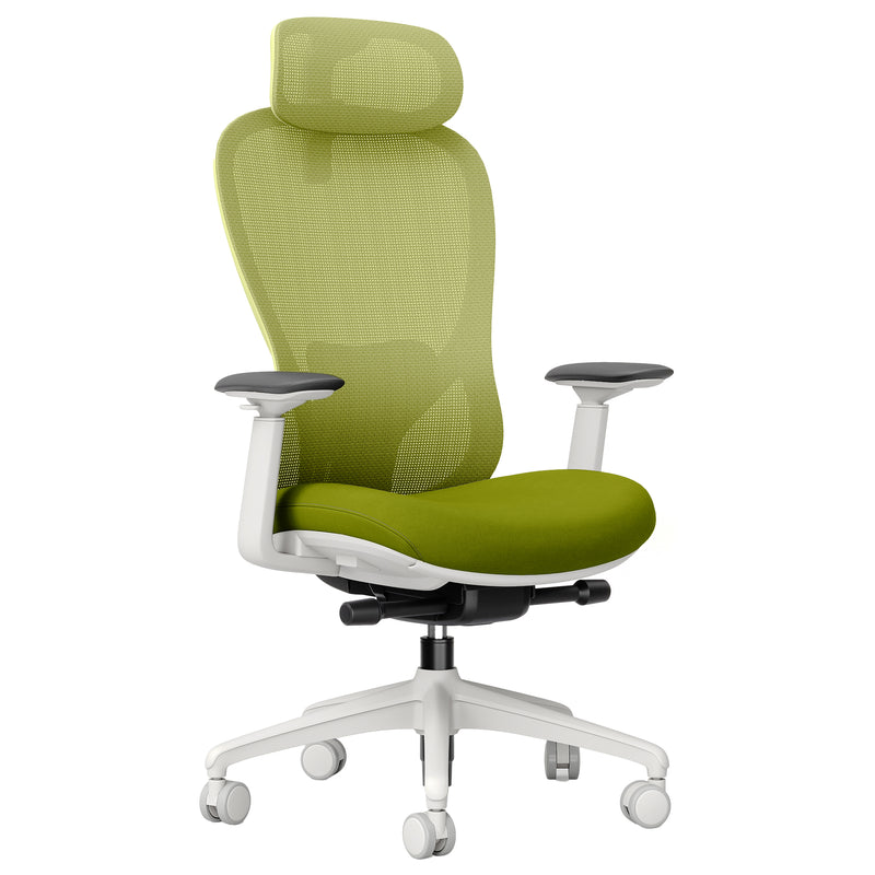 ACTIVE PRO Chaise de bureau pivotante | mécanisme synchrone, accoudoirs 4D, vert  - 1 Main Image