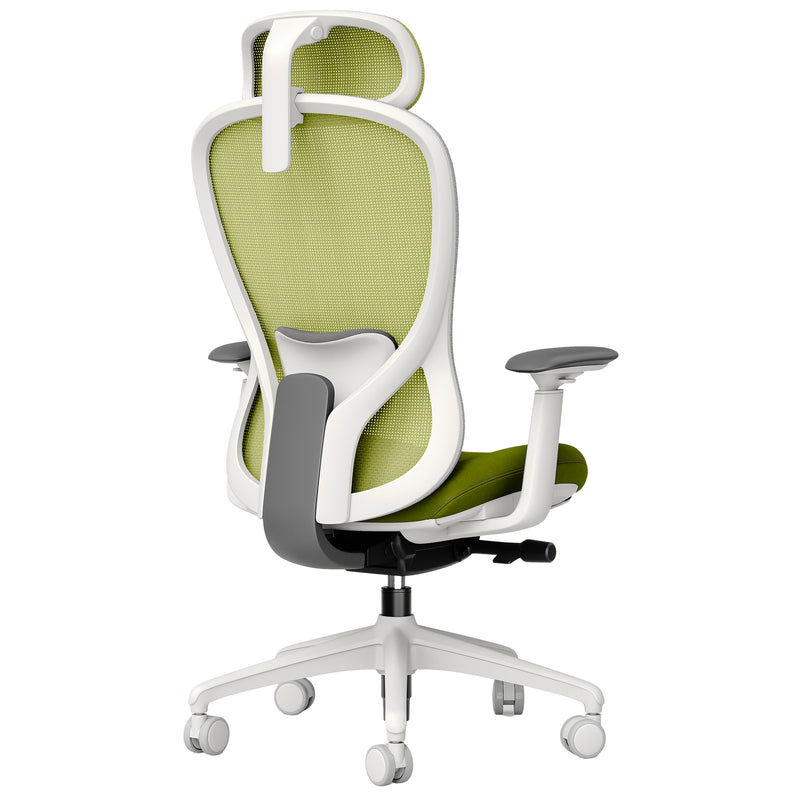 ACTIVE PRO Chaise de bureau pivotante | mécanisme synchrone, accoudoirs 4D, vert  - 4 Main Image