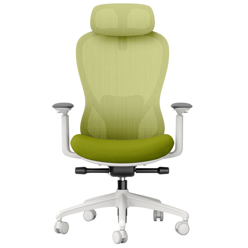 ACTIVE PRO Chaise de bureau pivotante | mécanisme synchrone, accoudoirs 4D, vert  - 6 Main Image