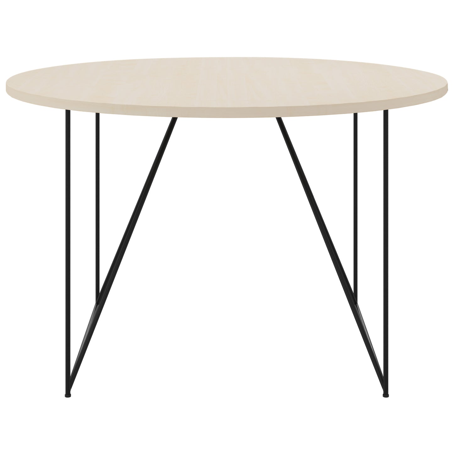 Table de réunion AIR | Rond, Ø 1200 mm (4 personnes), érable