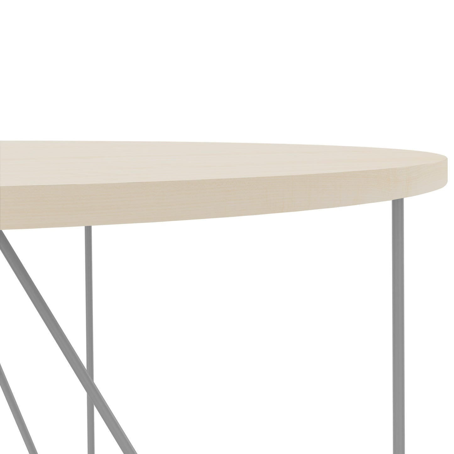 Table de réunion AIR | Rond, Ø 1200 mm (4 personnes), érable