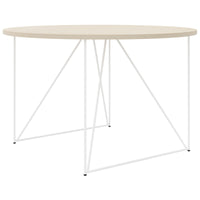 Table de réunion AIR | Rond, Ø 1200 mm (4 personnes), érable