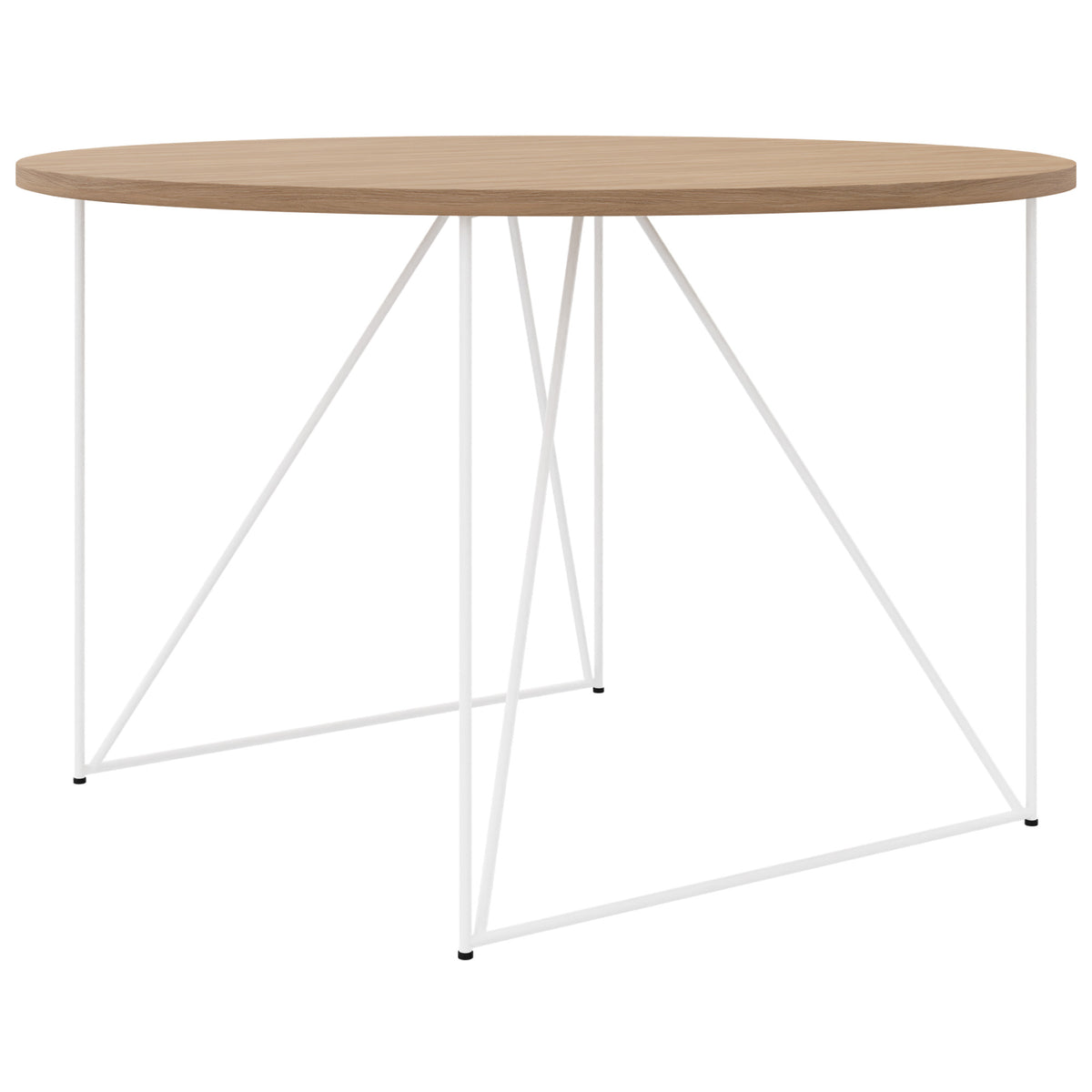 AIR Table de réunion | Rond, Ø 1200 mm (4 personnes), chêne ambré  - 1 Lightbox Main Image