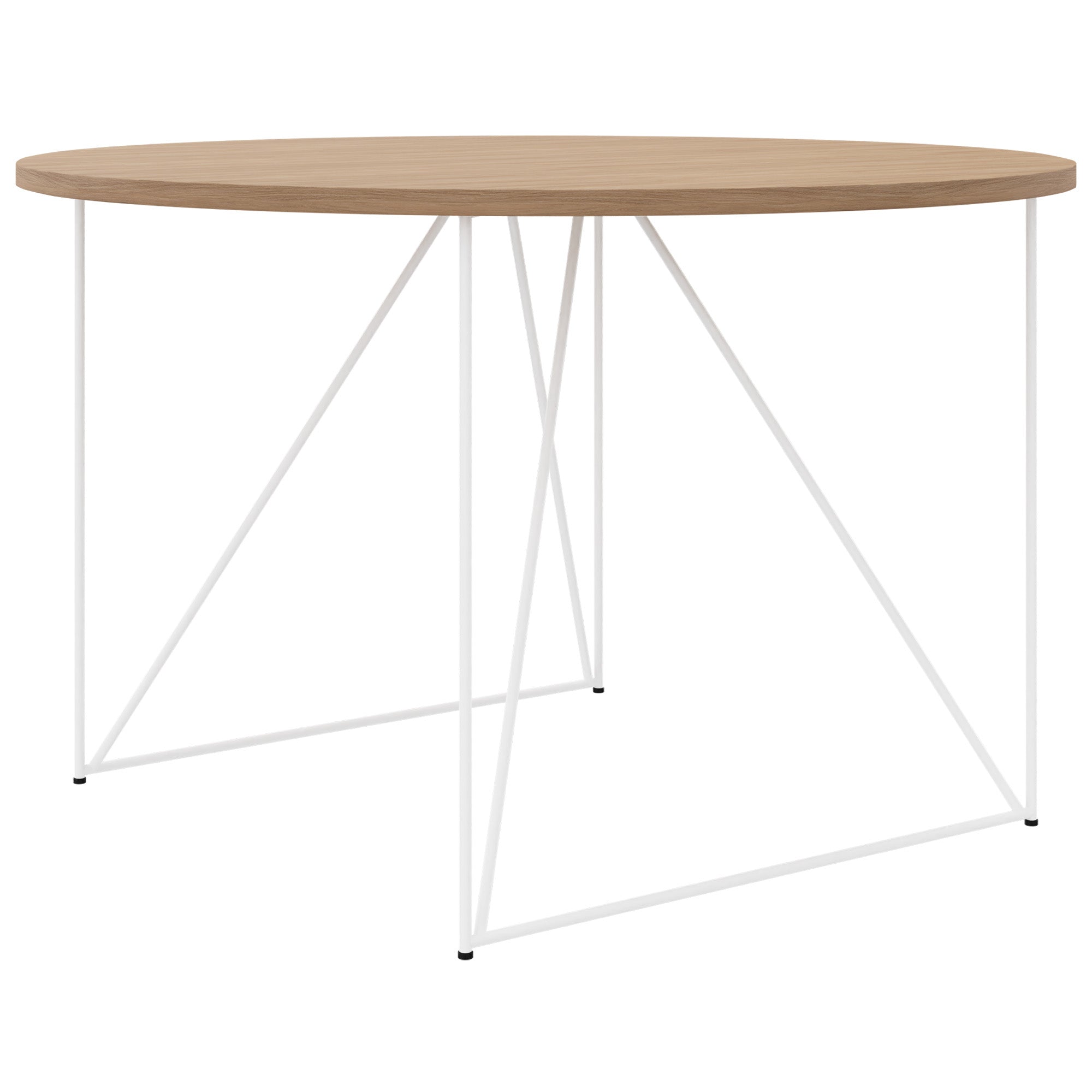 AIR Tableau de réunion | Round, Ø 1200 mm (4 personnes), chêne ambre