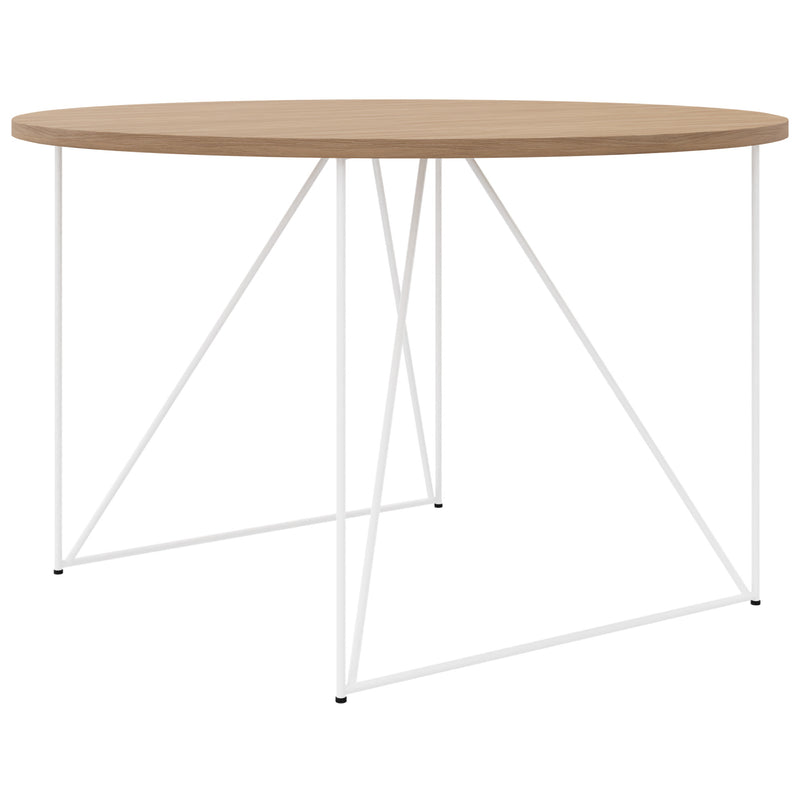 AIR Table de réunion | Rond, Ø 1200 mm (4 personnes), chêne ambré  - 1 Main Image