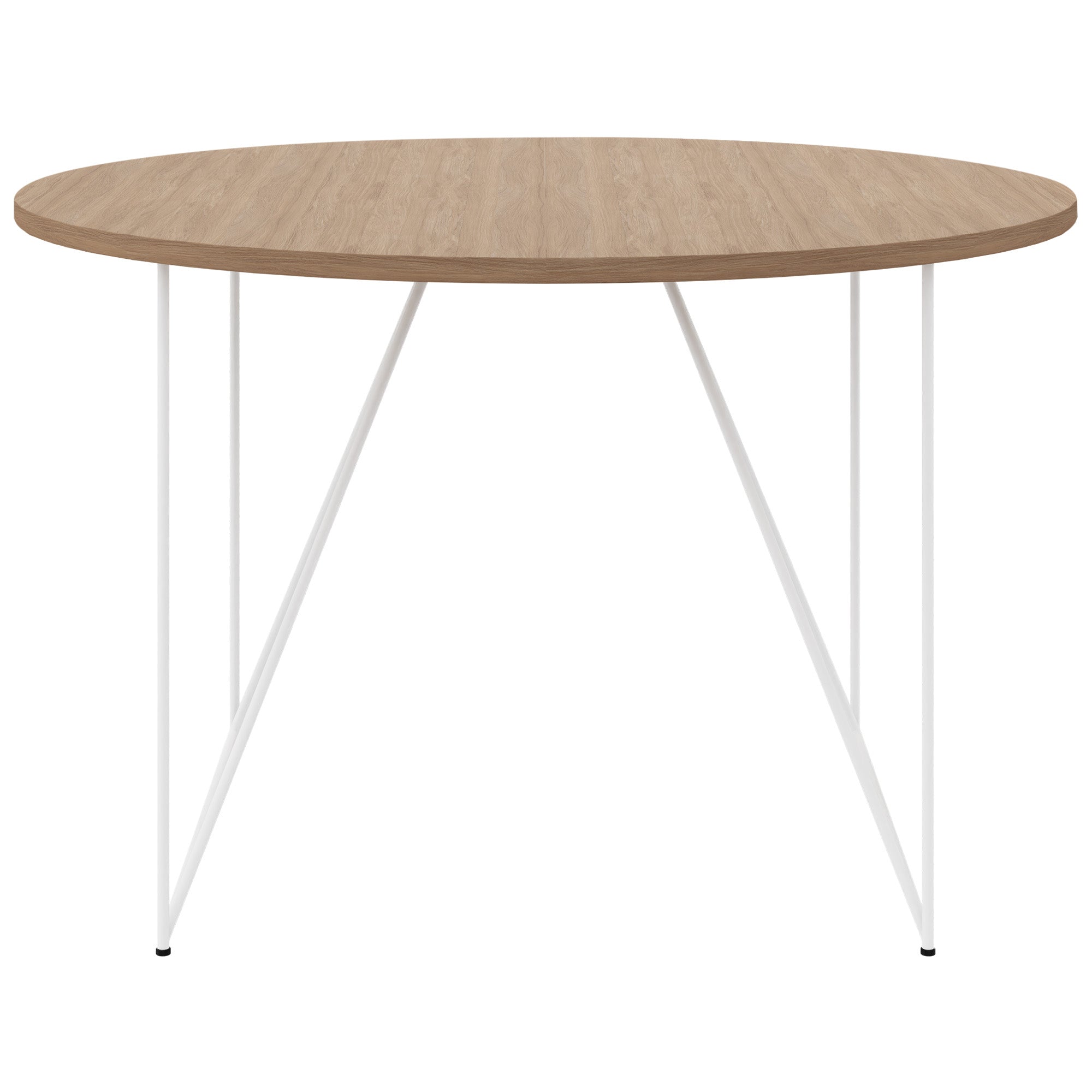 AIR Tableau de réunion | Round, Ø 1200 mm (4 personnes), chêne ambre