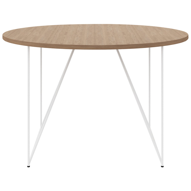 AIR Table de réunion | Rond, Ø 1200 mm (4 personnes), chêne ambré  - 2 Main Image