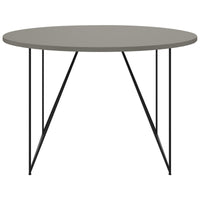 Table de réunion AIR | Rond, Ø 1200 mm (4 personnes), gris Cubanite