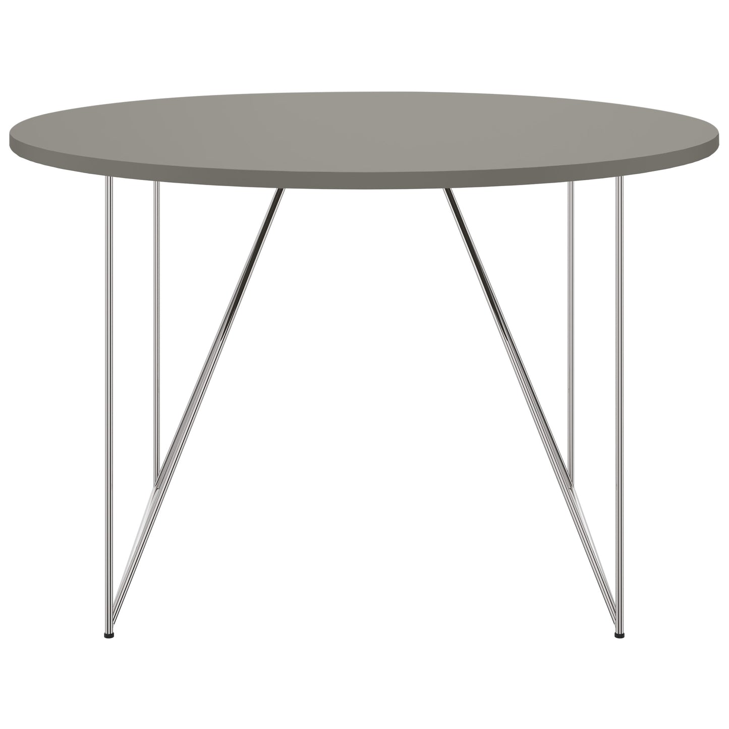 Table de réunion AIR | Rond, Ø 1200 mm (4 personnes), gris Cubanite