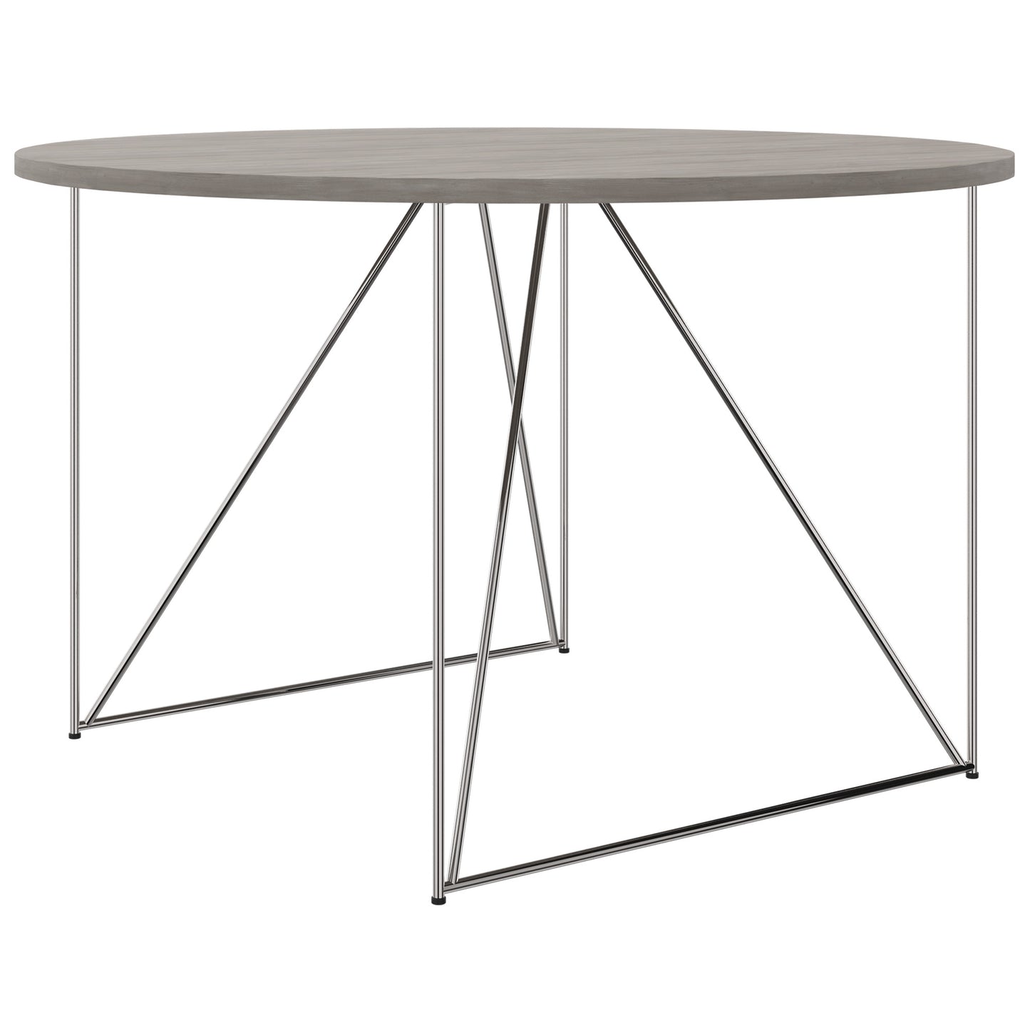 Table de réunion AIR | Rond, Ø 1200 mm (4 personnes), chêne du nord gris