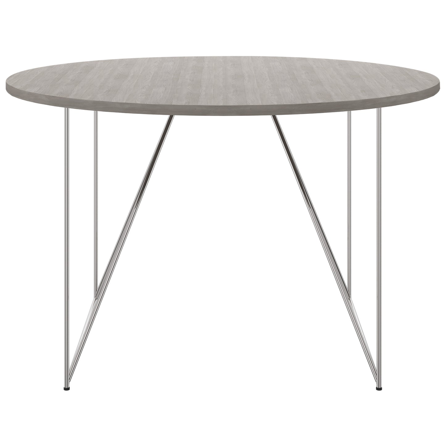 Table de réunion AIR | Rond, Ø 1200 mm (4 personnes), chêne du nord gris