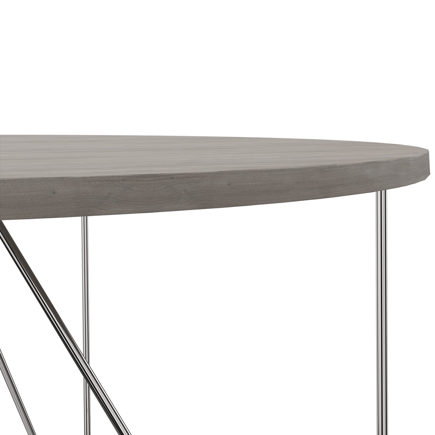 Table de réunion AIR | Rond, Ø 1200 mm (4 personnes), chêne du nord gris