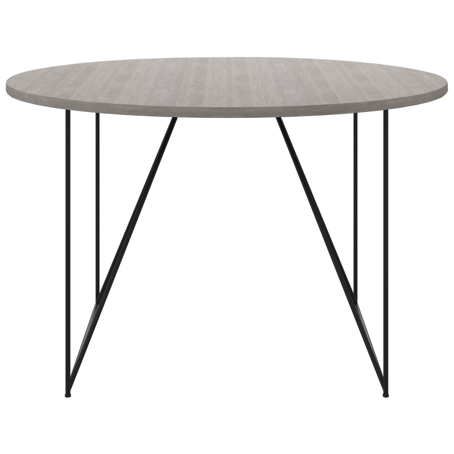 Table de réunion AIR | Rond, Ø 1200 mm (4 personnes), chêne du nord gris