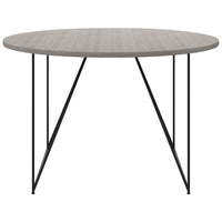 Table de réunion AIR | Rond, Ø 1200 mm (4 personnes), chêne du nord gris