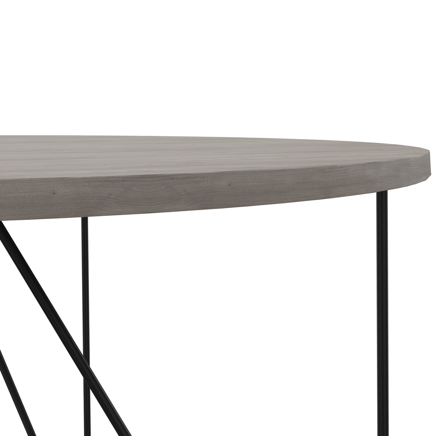 Table de réunion AIR | Rond, Ø 1200 mm (4 personnes), chêne du nord gris