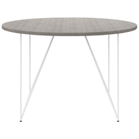 Table de réunion AIR | Rond, Ø 1200 mm (4 personnes), chêne du nord gris