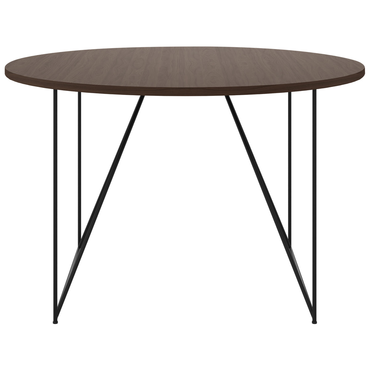 AIR Table de réunion | Rond, Ø 1200 mm (4 personnes), noyer  - 2 Lightbox Main Image