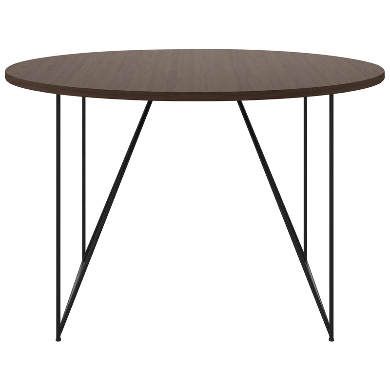 AIR Table de réunion | Rond, Ø 1200 mm (4 personnes), noyer  - 2 Main Image