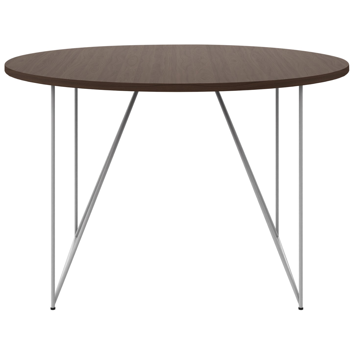 Tabella delle riunioni aeree | Round, Ø 1200 mm (4 persone), noce