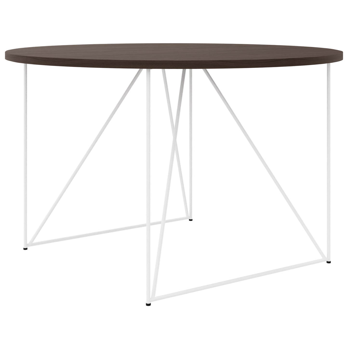 Tabella delle riunioni aeree | Round, Ø 1200 mm (4 persone), noce