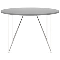 Table de réunion AIR | Rond, Ø 1200 mm (4 personnes), gris perle