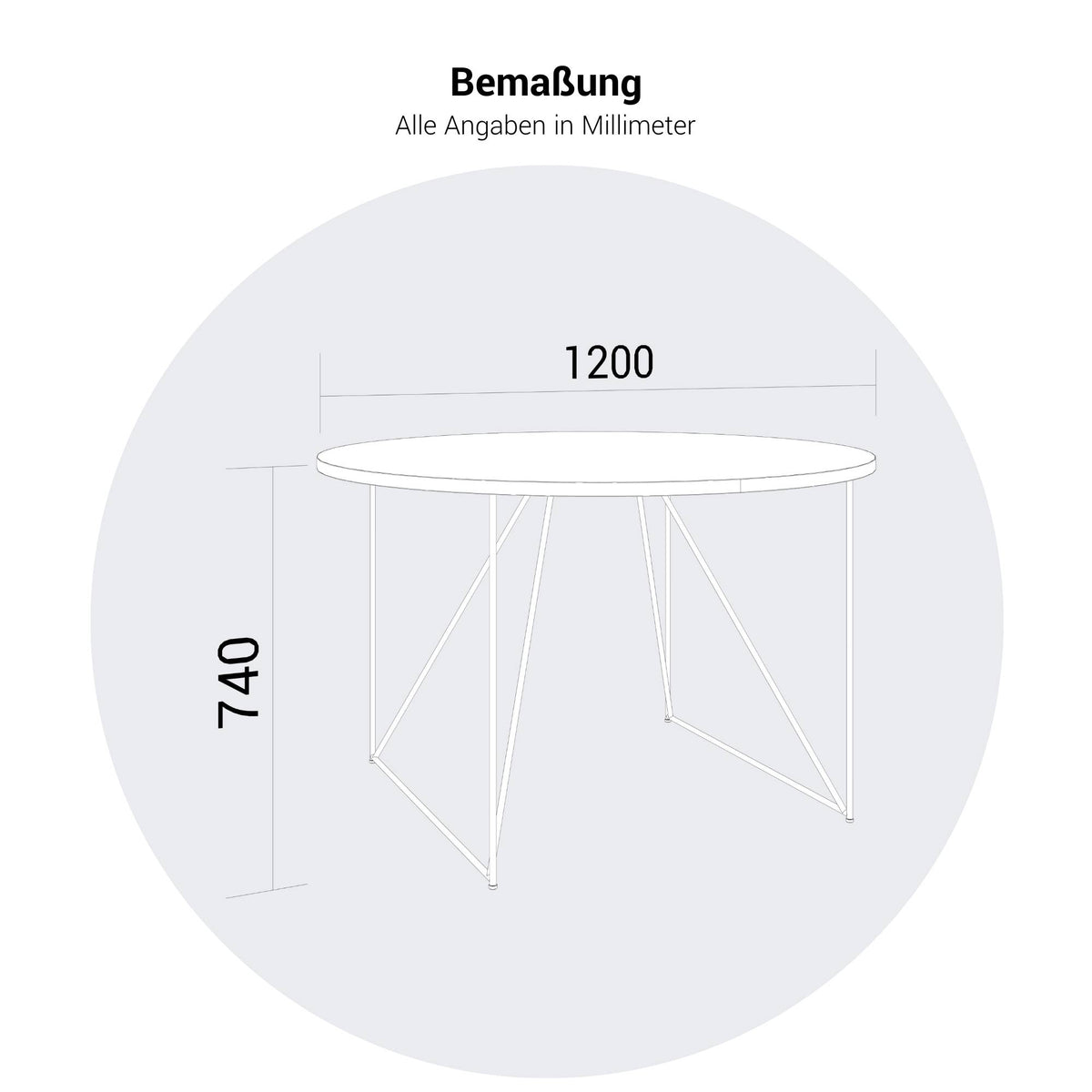 AIR Besprechungstisch | Rund, Ø 1200 mm (4 Personen), Perlgrau - 7 Lightbox Main Image