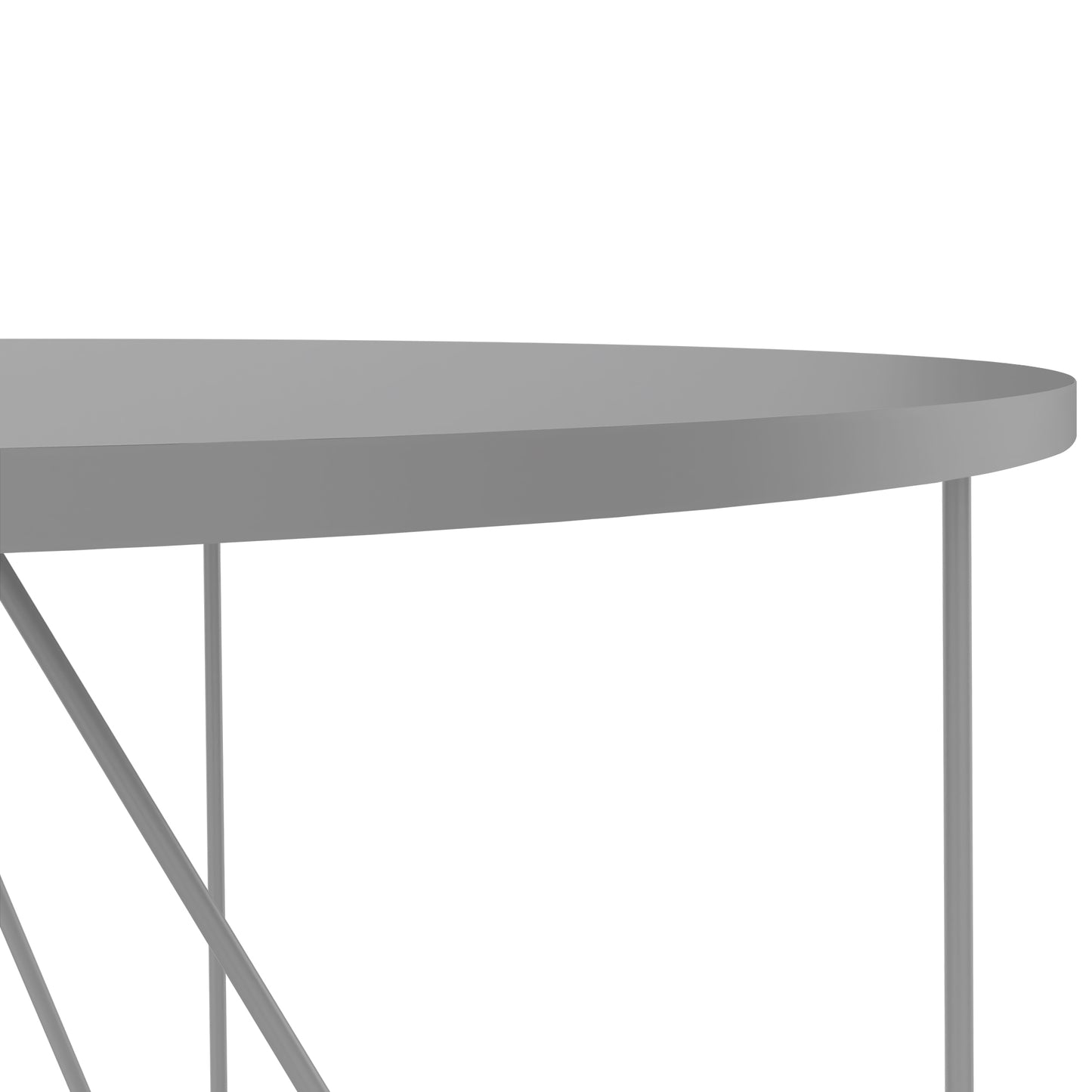 Table de réunion AIR | Rond, Ø 1200 mm (4 personnes), gris perle