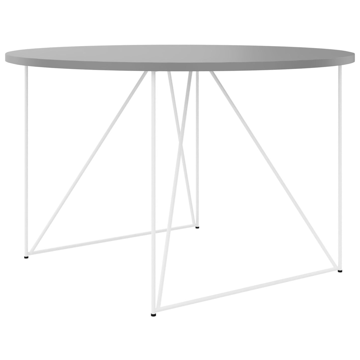 Table de réunion AIR | Rond, Ø 1200 mm (4 personnes), gris perle