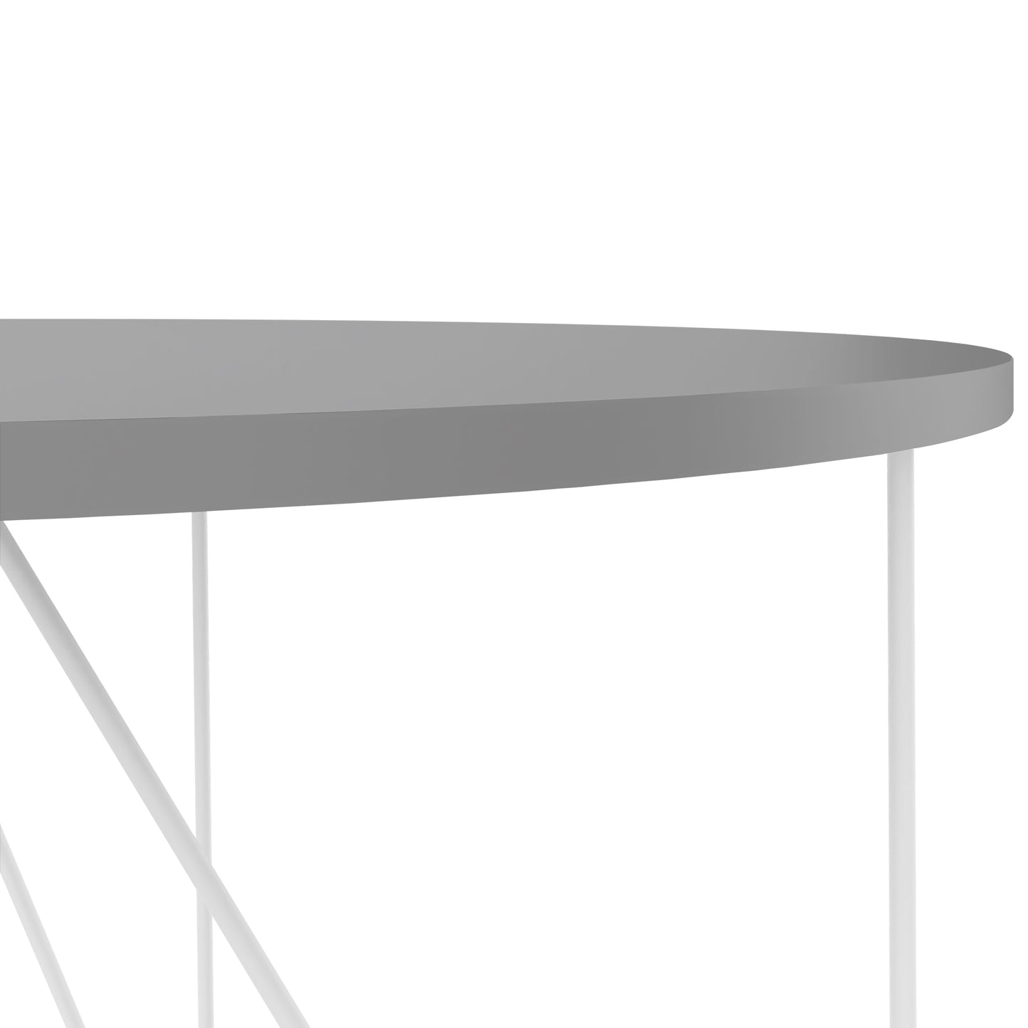 Table de réunion AIR | Rond, Ø 1200 mm (4 personnes), gris perle