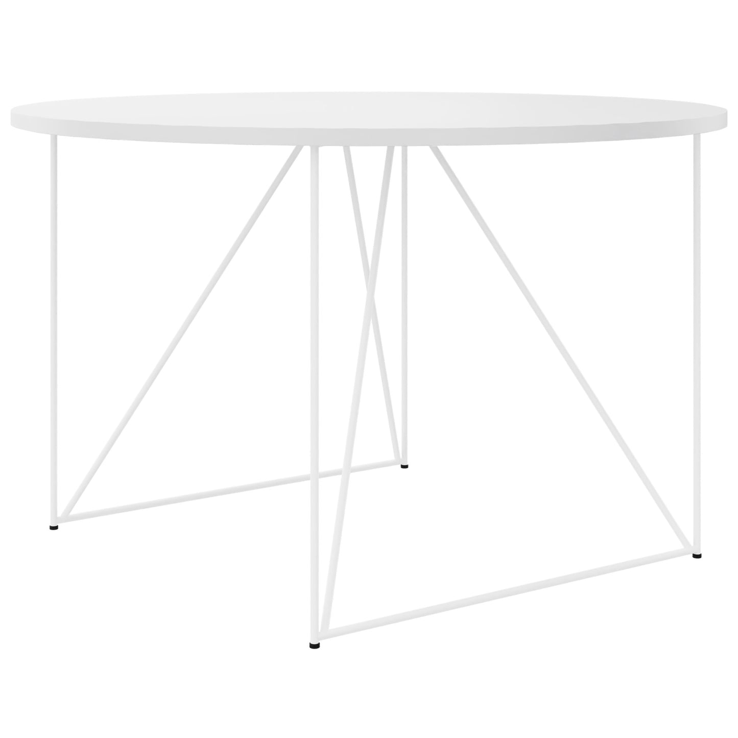 Table de réunion AIR | Rond, Ø 1200 mm (4 personnes), blanc