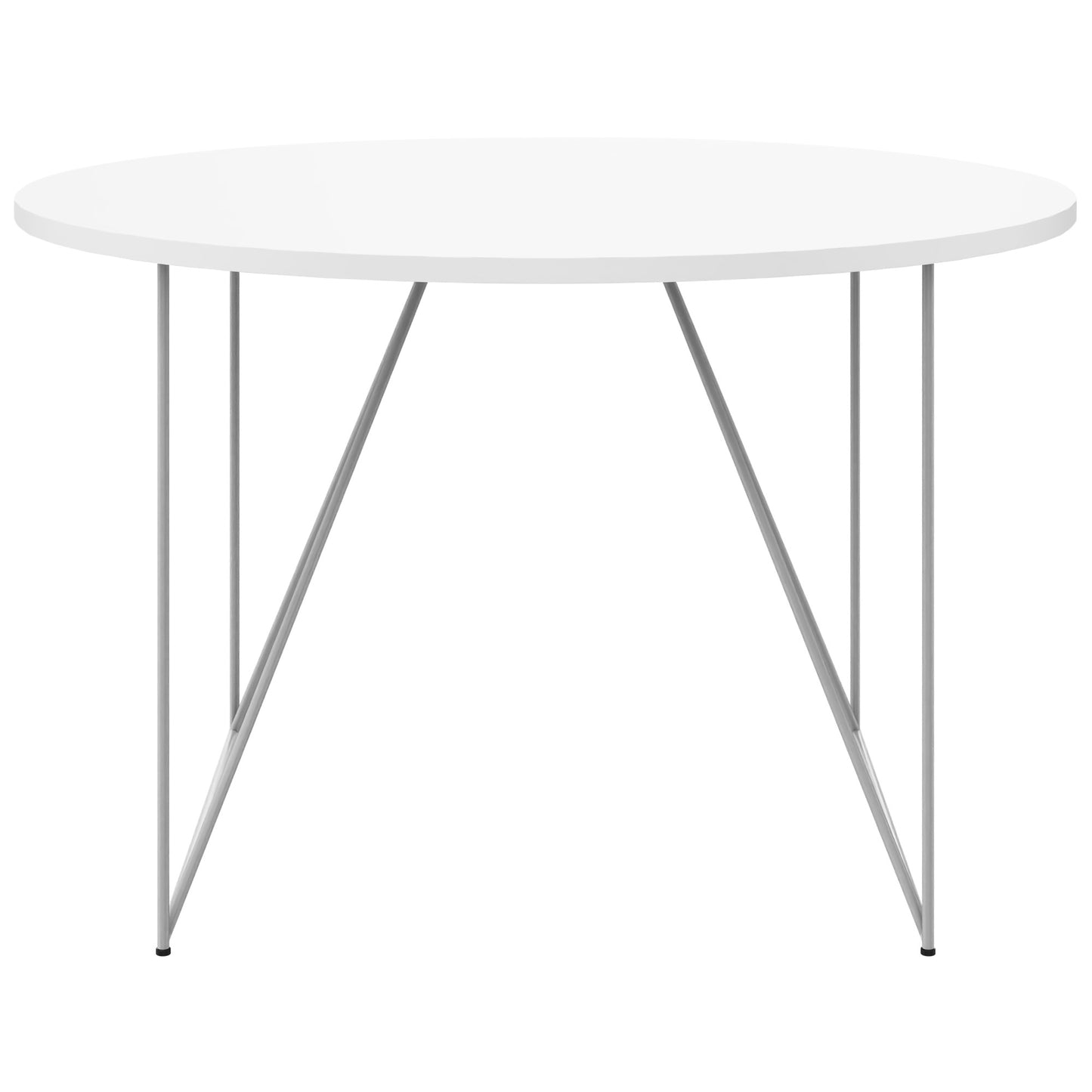 Table de réunion AIR | Rond, Ø 1200 mm (4 personnes), blanc