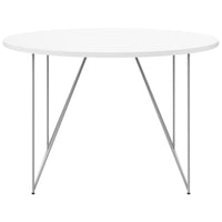 Table de réunion AIR | Rond, Ø 1200 mm (4 personnes), blanc