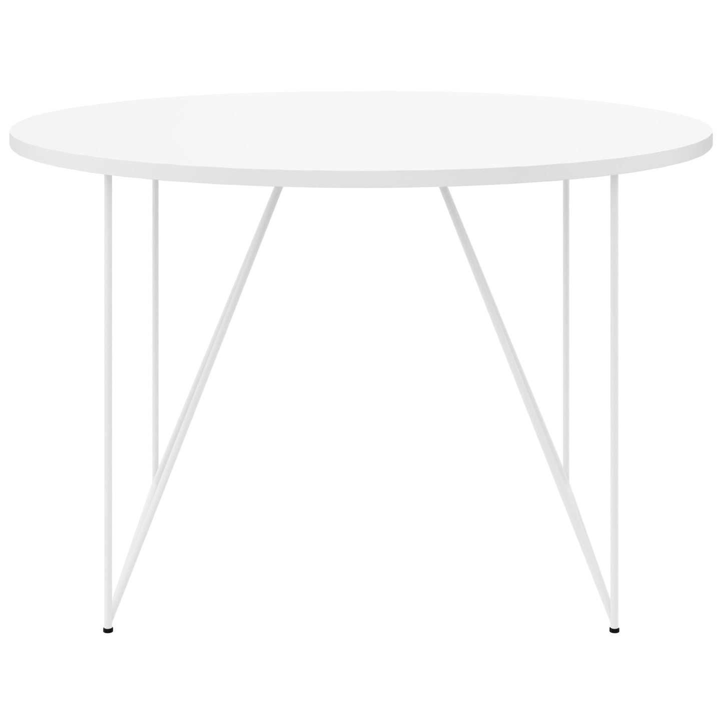 Table de réunion AIR | Rond, Ø 1200 mm (4 personnes), blanc