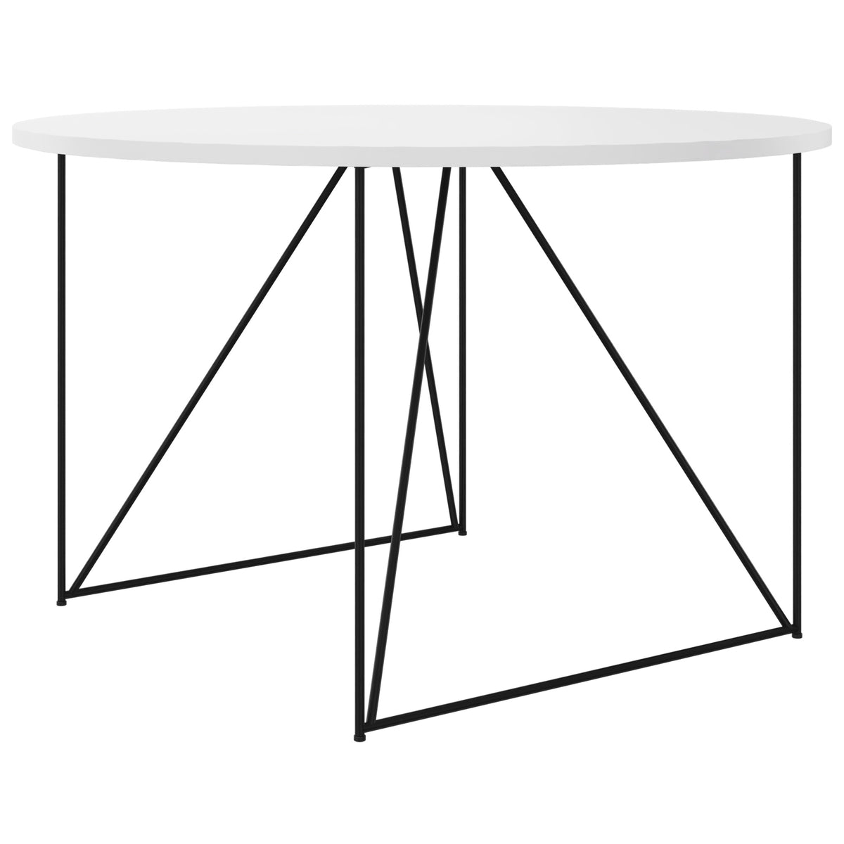 AIR meeting table | Round, Ø 1200 mm (4 people), white - 1 Lightbox Main Image