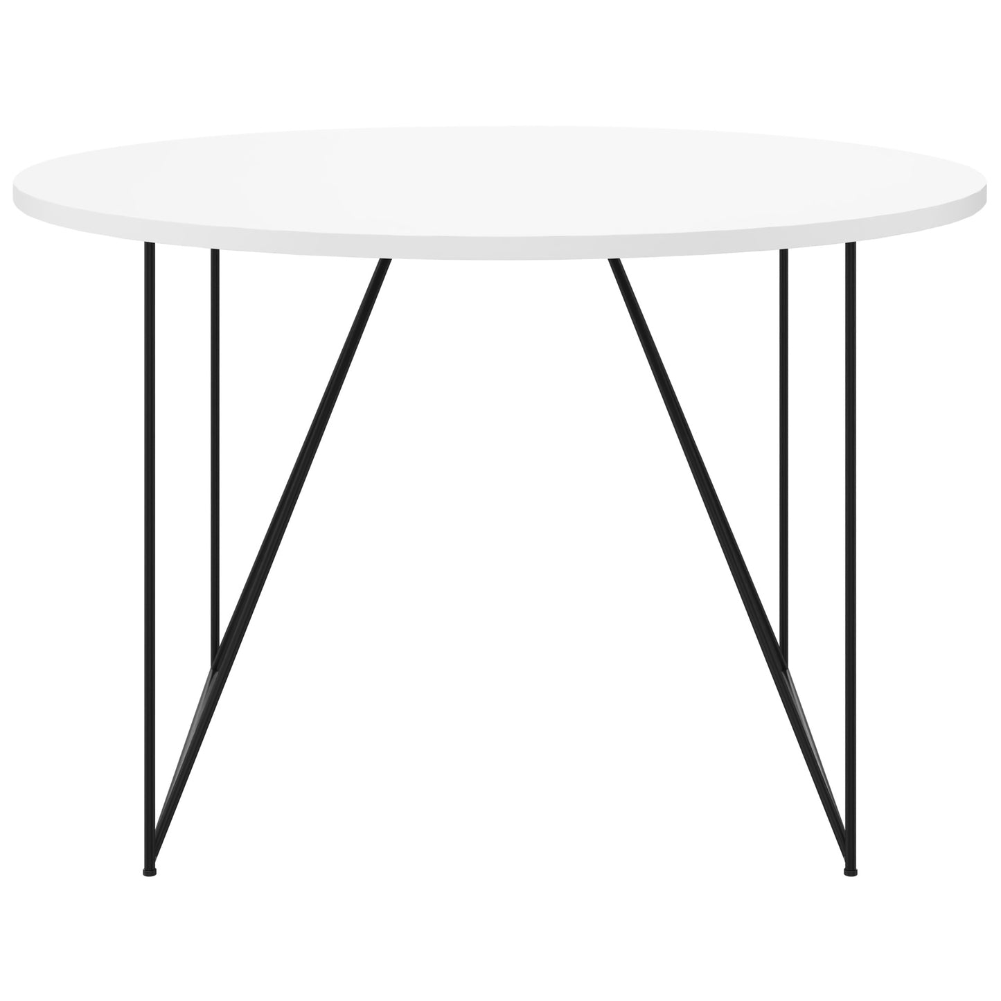 Table de réunion AIR | Rond, Ø 1200 mm (4 personnes), blanc