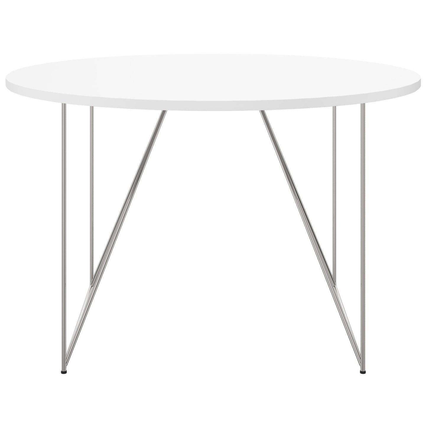 Table de réunion AIR | Rond, Ø 1200 mm (4 personnes), blanc