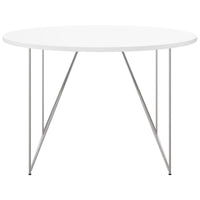 Table de réunion AIR | Rond, Ø 1200 mm (4 personnes), blanc