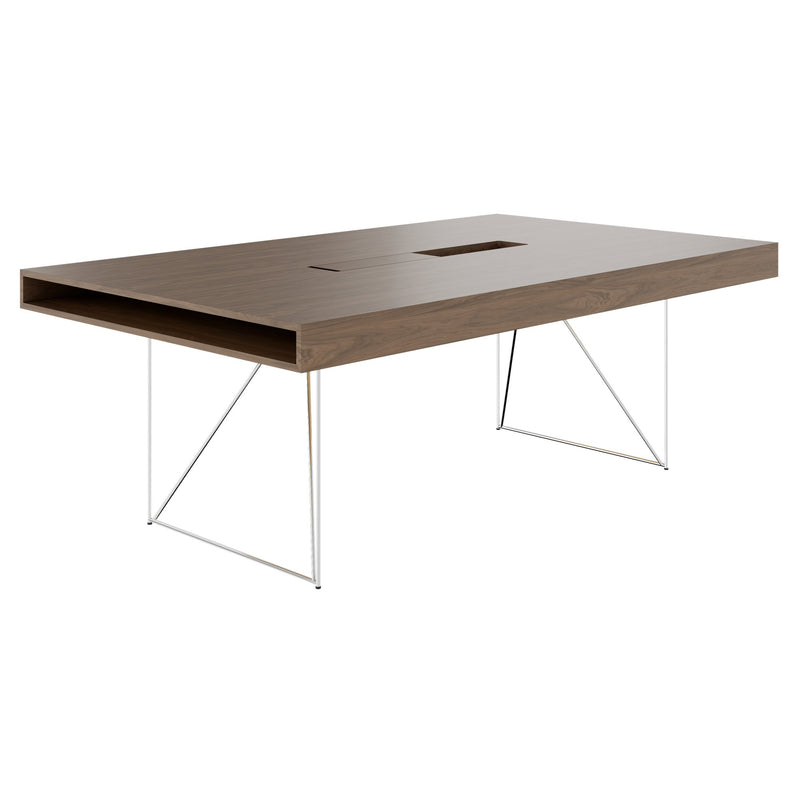 AIR EXECUTIVE Konferenztisch | 2200 x 1300 mm (8 Personen), Echtholzfurnier - 8 Main Image
