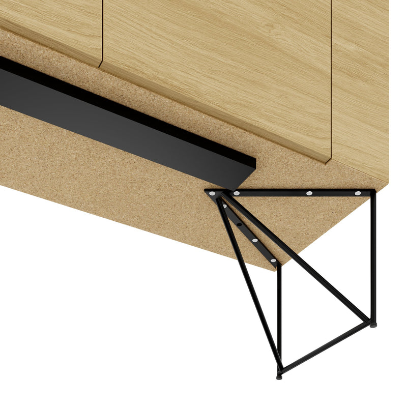 AIR EXECUTIVE Sideboard | 2200 x 780 mm, Echtholzfurnier - 14 Main Image