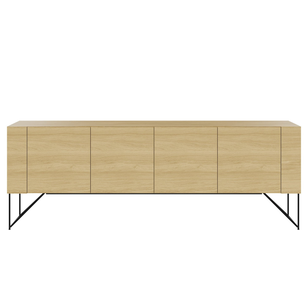 AIR EXECUTIVE Sideboard | 2200 x 780 mm, Echtholzfurnier - 3 Lightbox Main Image