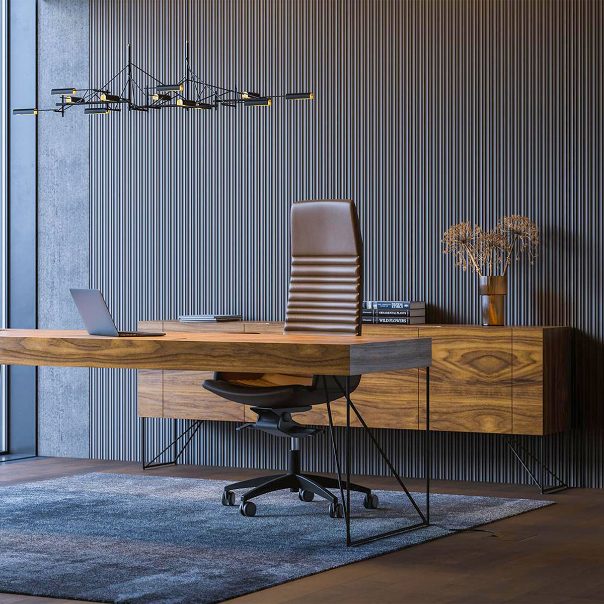 AIR EXECUTIVE Sideboard | 2200 x 780 mm, Echtholzfurnier