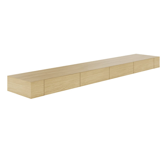 AIR EXECUTIVE Wandregal | 2200 x 150 mm, Echtholzfurnier