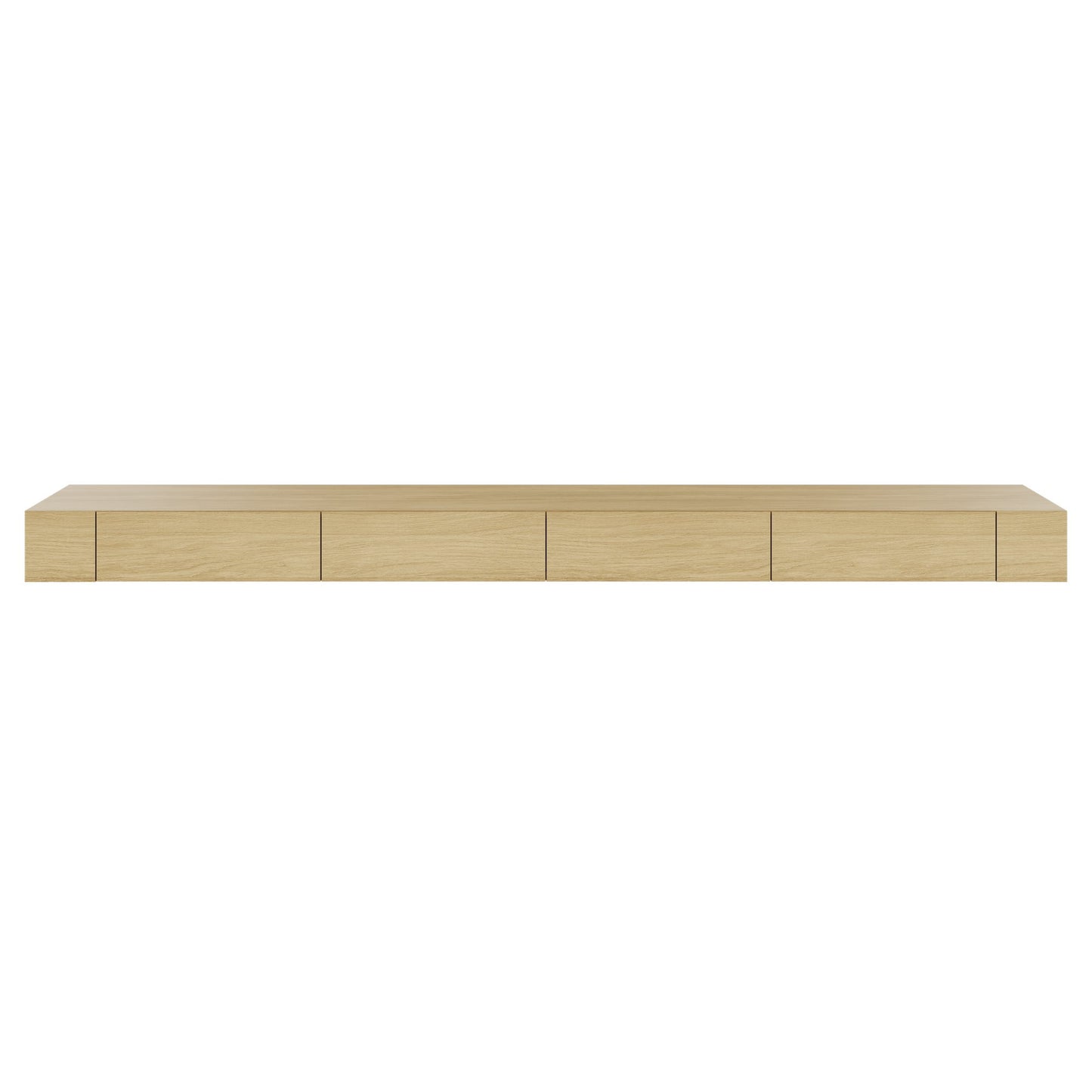 AIR EXECUTIVE Wandregal | 2200 x 150 mm, Echtholzfurnier